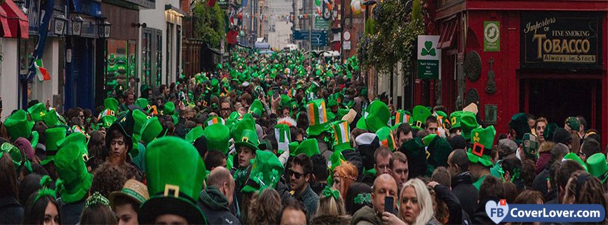 St Patricks Day Crowd